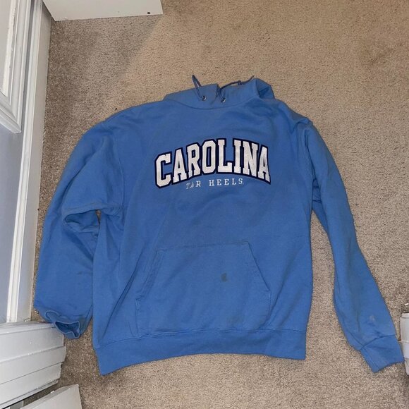 Carolina UNC Embroidered Champion Hoodie - Picture 2 of 4